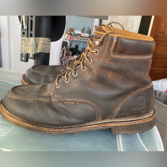 Carhartt Mens Work Boots 11 Brwn Traditional Waterproof 6\